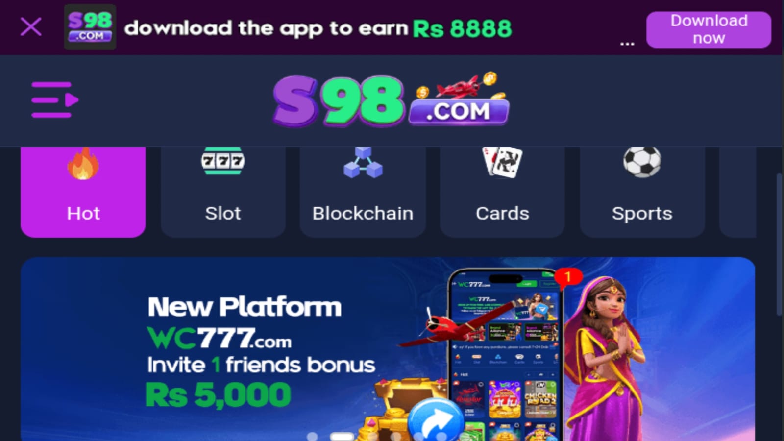 S98 Game